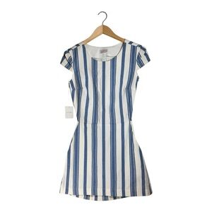 Kitchen Brand Striped Denim Mini Dress NWT